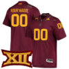 Custom Arizona State Sun Devils Football Maroon Premier Jersey - All Stitched