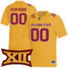 Custom Arizona State Sun Devils Football Gold Game Jersey - All Stitched