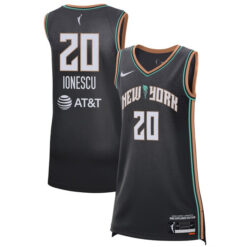 Sabrina Ionescu New York Liberty Black Explorer Edition Jersey - All Stitched