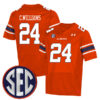 Cadillac Williams Auburn Tigers Football Orange Alternate Jersey - All Stitched