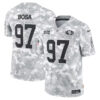 Nick Bosa San Francisco 49ers 2024 Salute To Service Arctic Camo Jersey - All Stitched