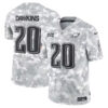 Brian Dawkins Philadelphia Eagles 2024 Salute To Service Arctic Camo Jersey - All Stitched