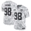 Maxx Crosby Las Vegas Raiders 2024 Salute To Service Arctic Camo Jersey - All Stitched