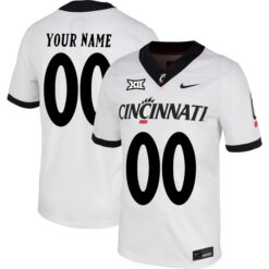 Custom Cincinnati Bearcats Football White Untouchable Jersey - All Stitched