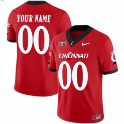 Custom Cincinnati Bearcats Football Red Vapor F.U.S.E Limited Jersey - All Stitched