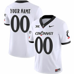 Custom Cincinnati Bearcats Football White Vapor F.U.S.E Limited Jersey - All Stitched
