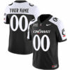 Custom Cincinnati Bearcats Football Alternate Black Vapor F.U.S.E Limited Jersey - All Stitched
