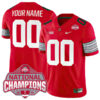 Custom Ohio State Buckeyes Football Alumni Scarlet Jersey - All Stitched
