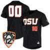 Custom Oregon State Beavers Baseball Black Untouchable Jersey - All Stitched