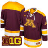 Minnesota Golden Gophers Hockey Colosseum Maroon Jersey - All Stitched