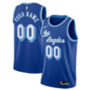 Custom Los Angeles Lakers Royal Blue Classic Edition Jersey - All Stitched