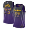 Luka Doncic Los Angeles Lakers 2024/25 Purple City Edition Jersey - All Stitched