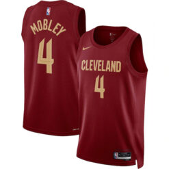 Evan Mobley Cleveland Cavaliers Wine Icon Edition Jersey - All Stitched