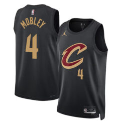 Evan Mobley Cleveland Cavaliers Black Statement Edition Jersey - All Stitched