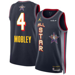 Evan Mobley Cleveland Cavaliers Black 2025 All Star Jersey - All Stitched