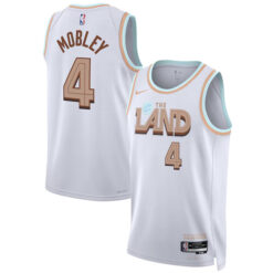 Evan Mobley Cleveland Cavaliers White 2022/23 City Edition Jersey - All Stitched