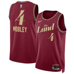 Evan Mobley Cleveland Cavaliers Red Marquee City Edition Jersey - All Stitched