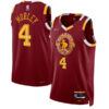 Evan Mobley Cleveland Cavaliers Wine 2021/22 City Edition Jersey - All Stitched