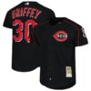 Ken Griffey Jr Cincinnati Cubs Mitchell & Ness Black Jersey - All Stitched