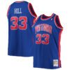 Grant Hill Detroit Pistons Royal Blue 1995/96 Hardwood Classics Jersey - All Stitched