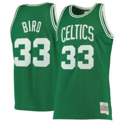 Larry Bird Boston Celtics Kelly Green 1985/86 Hardwood Classics Jersey - All Stitched