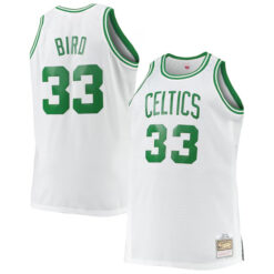 Larry Bird Boston Celtics White 1985/86 Hardwood Classics Jersey - All Stitched