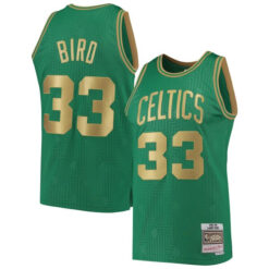 Larry Bird Boston Celtics Green Chinese New Year 1985/86 Hardwood Classics Jersey - All Stitched