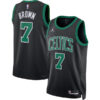 Jaylen Brown Boston Celtics Black Statement Edition Jersey - All Stitched