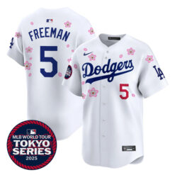 Freddie Freeman Los Angeles Dodgers White Tokyo Series Jersey - All Stitched