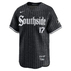 Alternative view of Ken Griffey Jr Chicago White Sox Black City Connect Jersey - All Stitched