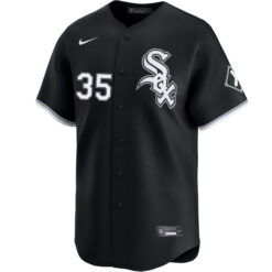 Alternative view of Frank Thomas Chicago White Sox Black Alternate Jersey - All Stitched