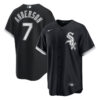 Tim Anderson Chicago White Sox Black Alternate Jersey - All Stitched