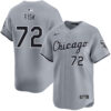 Carlton Fisk Chicago White Sox Grey Road Jersey - All Stitched