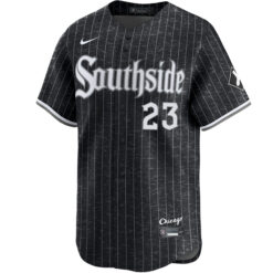 Alternative view of Andrew Benintendi Chicago White Sox Black City Connect Jersey - All Stitched