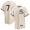 Tim Anderson Chicago White Sox Cream Fields Of Dream Throwback Jersey - All Stitched