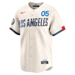 Alternative view of Freddie Freeman Los Angeles Dodgers Cream City Connect Limited Jersey - All Stitched
