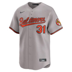 Alternative view of Cedric Mullins Baltimore Orioles Grey Road Limited Jersey - All Stitched