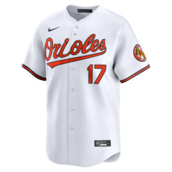 Alternative view of Colton Cowser Baltimore Orioles White Home Limited Jersey - All Stitched