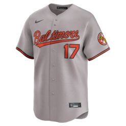 Alternative view of Colton Cowser Baltimore Orioles Grey Road Limited Jersey - All Stitched