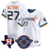 Jose Altuve Houston Astros White 2025 City Connect Theme Jersey - All Stitched