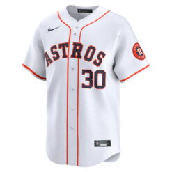 Alternative view of Kyle Tucker Houston Astros White Home Limited Jersey - All Stitched