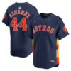 Yordan Alvarez Houston Astros Navy Alternate Limited Jersey - All Stitched