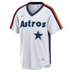 Alternative view of Jeremy Peña Houston Astros White Cooperstown Collection Jersey - All Stitched