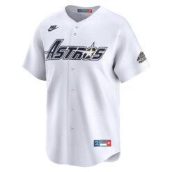 Alternative view of Jeff Bagwell Houston Astros White Throwback Cooperstown Collection Jersey - All Stitched
