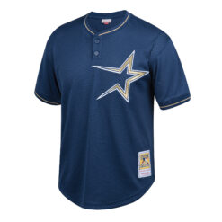 Alternative view of Jeff Bagwell Houston Astros Navy Cooperstown Collection Jersey - All Stitched