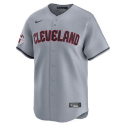 Alternative view of Triston McKenzie Cleveland Guardians Cloud Grey Road Limited Jersey - All Stitched