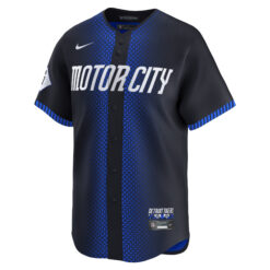 Alternative view of Tarik Skubal Detroit Tigers Navy City Connect Limited Jersey - All Stitched