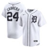 Miguel Cabrera Detroit Tigers White Home Limited Jersey - All Stitched