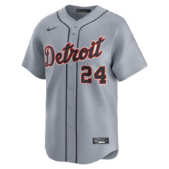 Alternative view of Miguel Cabrera Detroit Tigers Grey Road Limited Jersey - All Stitched