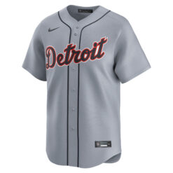 Alternative view of Riley Greene Detroit Tigers Grey Road Limited Jersey - All Stitched